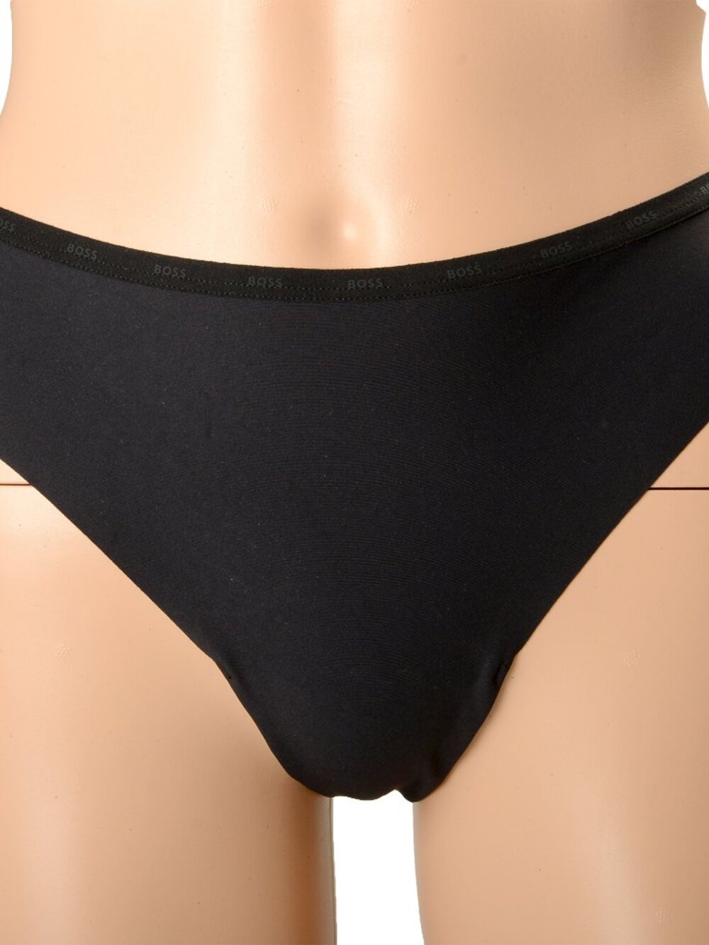 Hugo Boss Women's "Micro Thong" Black Stretch Thong Panties US S IT 40